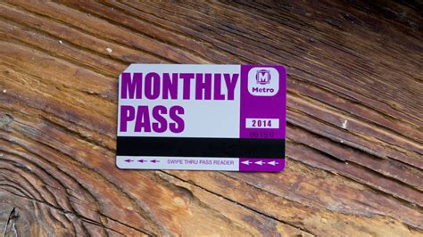 metro bus smart card|metro monthly pass price.